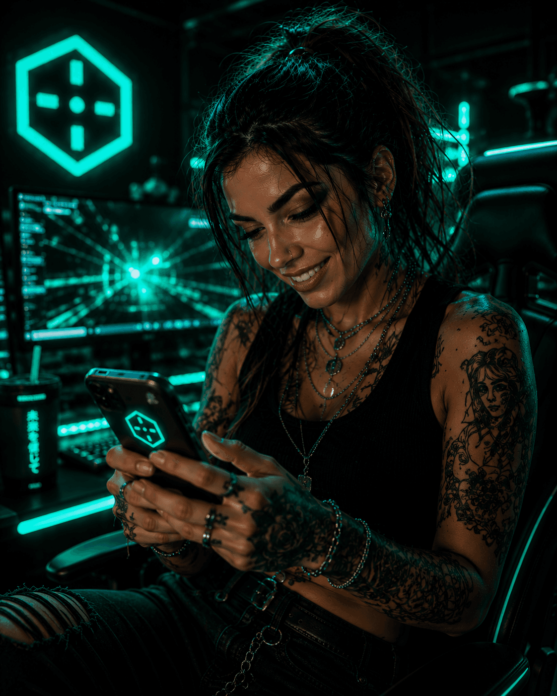 Lifedex user on phone
